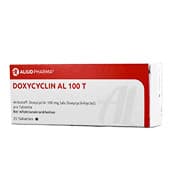Verpackung von Doxycyclin Tabletten 100mg