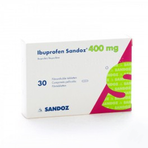 Verpackung von Ibuprofen Pillen 400 mg